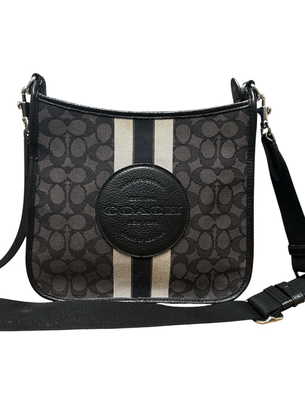 Coach Dempsey Signature Jacquard File Crossbody Bag